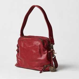 NEW Wanderer’s Travel Co. Burgundy Leather Crossbody – Chic Everyday Luxury